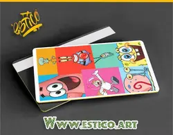 استیکر کارتی باب اسفنجی SCT (105)