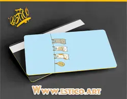 استیکر کارتی گربه شور SCT (67)