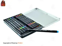 ماژیک حرفه ای 10 رنگ لیرا مدل art pen professional | اتود | 1238