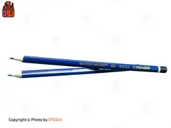 مداد مشکی HB شش وجهی پیکاسو مدل 4201 بسته 12 عددی | اتود | 3