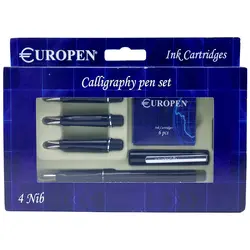 ست خودنویس خوشنویسی یوروپن با 4 نوک | اتود | 656
