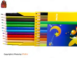 مداد رنگی 12 رنگ فکتیس با جعبه مقوایی | اتود | 51