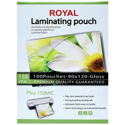 طلق پرس 150 میکرونی رویال سایز 90 × 120 میلی متری | اتود | 887