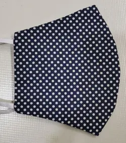 ماسک آبی نفتی خالدار مدل F114