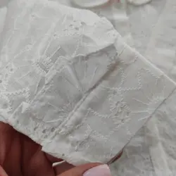 شومیز سپید کد 1229 - فندق شاپ - لباس نوزاد و کودک