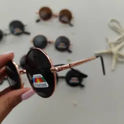 عینک گرد فلزی کد 1112