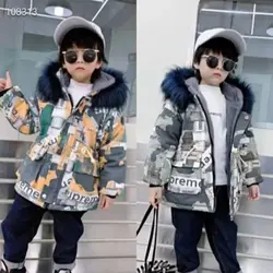 کاپشن ارتشی کد 1188 - فندق شاپ - لباس نوزاد و کودک