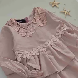 پیراهن بهارک کد 1239 - فندق شاپ - لباس نوزاد و کودک