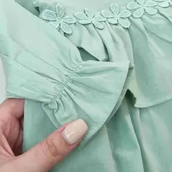 پیراهن بهارک کد 1239 - فندق شاپ - لباس نوزاد و کودک