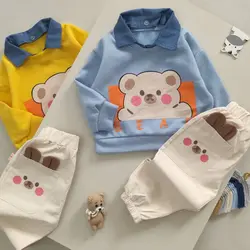 ست خرس لپ گلی کد 1237 - فندق شاپ - لباس نوزاد و کودک