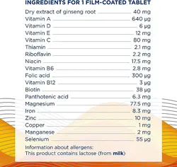 خریدمکمل دارویی Pharmaton Vitality Multivitamin with Ginseng for Energy - 30 Caplets - فاپلازا
