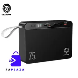 پاور بانک پاور ولت مگا گرین لاین 75000 میلی آمپر ساعت | Green Lion 75000mAh Power Volt Mega  Capacity Power Bank