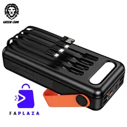 پاور بانک خورشیدی قابل حمل 30000 میلی آمپر ساعت گرین لاین | Green Lion 30000mAh Solar Portable Power  Bank