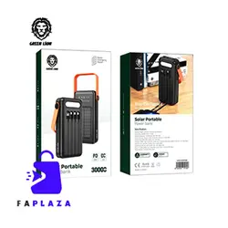 پاور بانک خورشیدی قابل حمل 30000 میلی آمپر ساعت گرین لاین | Green Lion 30000mAh Solar Portable Power  Bank