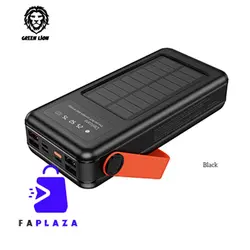 پاور بانک خورشیدی قابل حمل 30000 میلی آمپر ساعت گرین لاین | Green Lion 30000mAh Solar Portable Power  Bank