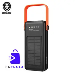 پاور بانک خورشیدی قابل حمل 30000 میلی آمپر ساعت گرین لاین | Green Lion 30000mAh Solar Portable Power  Bank