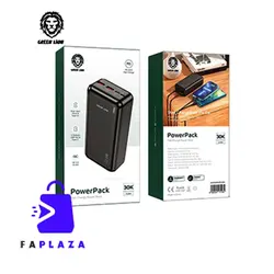 پاور بانک فست شارژ پاورپک 30000 میلی آمپری گرین لاین | Green Lion 30000mAh PowerPack Fast Charge  Power Ba