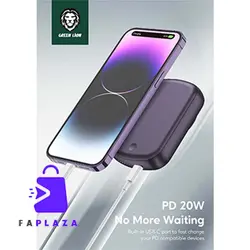 پاور بانک کامپکت لوکزامبورگ 10000 میلی آمپر گرین لاین | Green Lion LUXEMBOURG 10000mAh Compact Powerbank