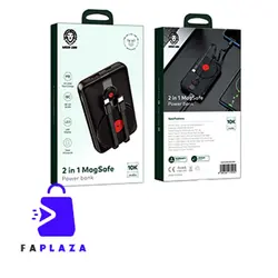 پاور بانک مگ سیف 10000 میلی آمپر گرین لاین | Green Lion 10000mAh 2 In 1 MagSafe Power  Bank