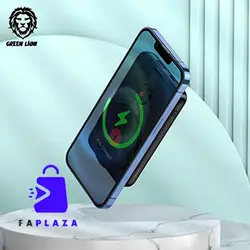 پاور بانک مگ سیف 10000 میلی آمپر گرین لاین | Green Lion 10000mAh 2 In 1 MagSafe Power  Bank