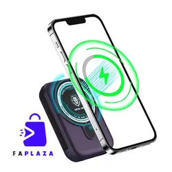 پاور بانک موناکو مگ سیف 10000 میلی آمپر گرین لاین | Green Lion Monaco Magsafe Power Bank 10000mAh