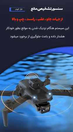 کوادکوپتر S172MAX با سنسور 360