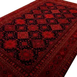 فرش گبه بلوچ طرح سیاهتاب 700 شانه کد 9015