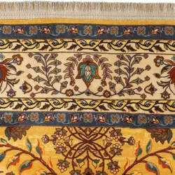 گبه طرح افشان باغ گل گلیسین کد 100352