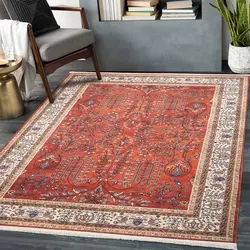 گبه طرح افشان باغ گل گلیسین کد 100352