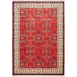 فرش گبه طرح فلور لاکی حاشیه کرم کد 900411
