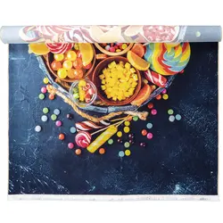 فرش آشپزخانه طرح پاستیل و آبنات کد 101450 (700 شانه تراکم 3300 )