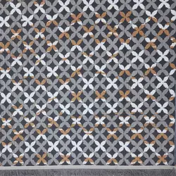 گلیم طرح فرش مشبک 320 شانه کد 610510