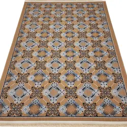گلیم طرح لوزی چهارگل 320 شانه کد 610807