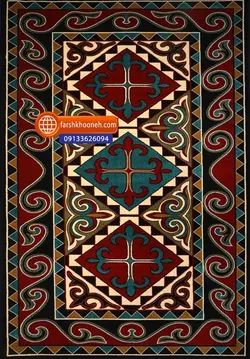 فرش گبه ماشینی کاشان کد 41
