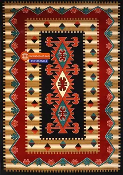 فرش گبه ماشینی مدرن کد 18