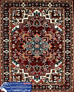 فرش ماشینی گبه طرح حریص تبریز