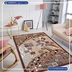 گلیم فرش فانتزی کد 44G60454