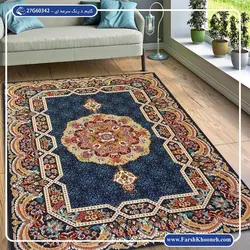 گلیم فرش ماشینی طرح هالیدی