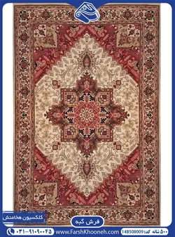 گبه طرح هریس کرم 500 شانه کد: 508009