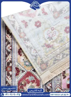 فرش گبه خشتی گلدار 700 شانه کد: 7100326