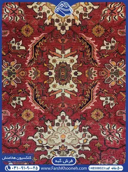گبه لاکی حاشیه کرم چرک 500 شانه کد: 508023