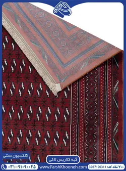 فرش گبه طرح ترکمن 700 شانه کد: 7100311