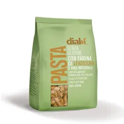 پاستا فسیلی بدون گلوتن با آرد عدس و برنج قهوه‌ای دیالسی