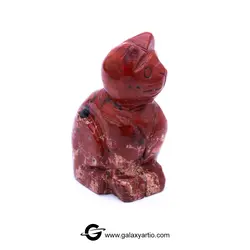 مجسمه تراش دست گربه جاسپر سرخ - استودیوی هنری گلکسی