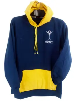 سویشرت آدمک کلاه دار دو روچاپ