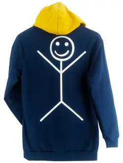 سویشرت آدمک کلاه دار دو روچاپ