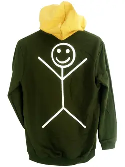 سویشرت آدمک کلاه دار دو روچاپ