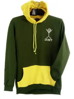 سویشرت آدمک کلاه دار دو روچاپ