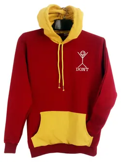 سویشرت آدمک کلاه دار دو روچاپ