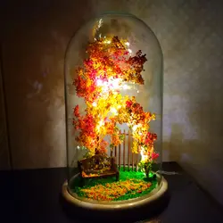 چراغ خواب پارک طرح پاییزی